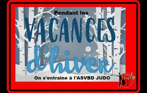 PROGRAMME ASVBD JUDO VACANCES HIVER 2025