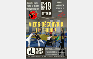 ZOOM SUR LE TAÏSO : DIMANCHE 19 OCTOBRE 10H30-12H00
