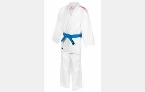 Judogi MIZUNO KEIKO 2 Broderie Pink   NOUVEAUTE 2024